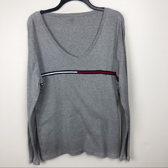 Tommy Hilfiger Tops - Tommy Hilfiger Logo Long Sleeve Shirt